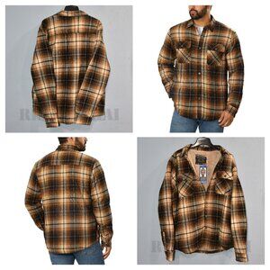 Grizzly Mountain Men's Flannel‎ Shirt Jacket